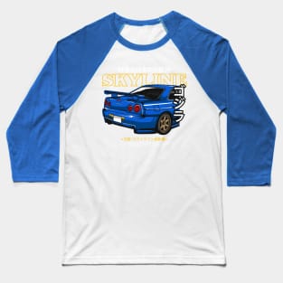 Skyline R34 Baseball T-Shirt